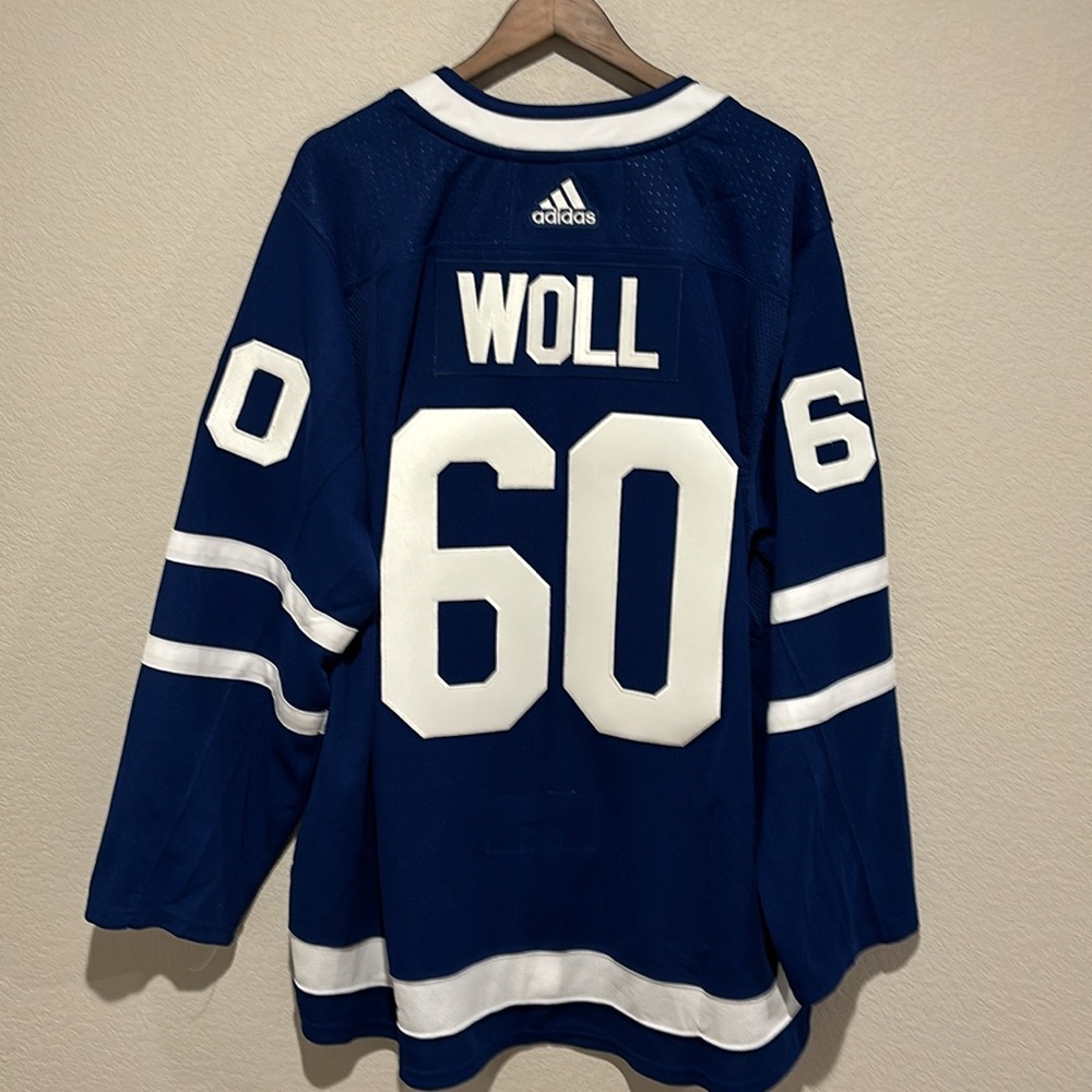 Adidas Authentic Toronto Maple Leafs Jersey. #60 Joseph Woll. Never been worn. - Picture 8 of 12